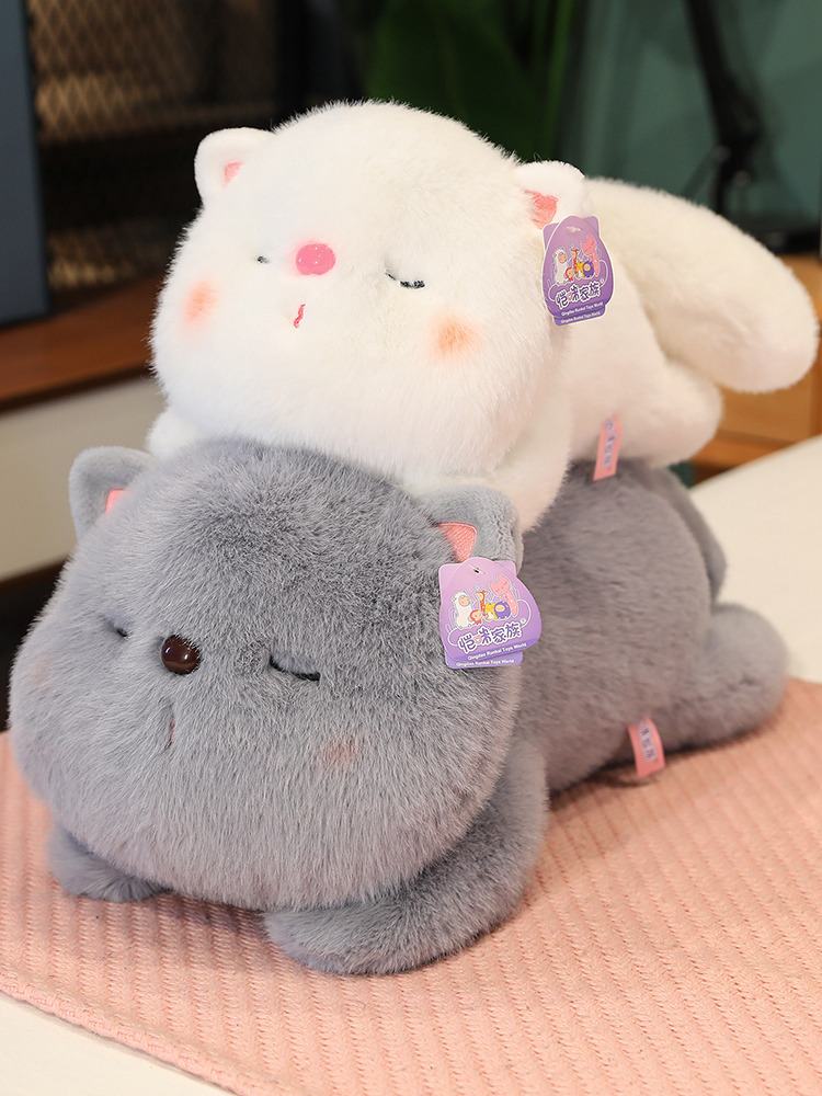 猫ぬいぐるみ おやすみねこ 夢見るぬくもり