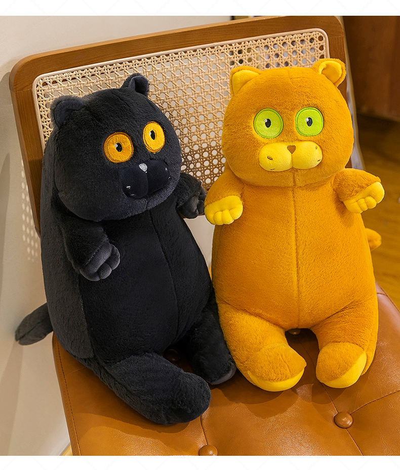 猫ぬいぐるみ オッドアイの癒し猫ぬいぐるみ