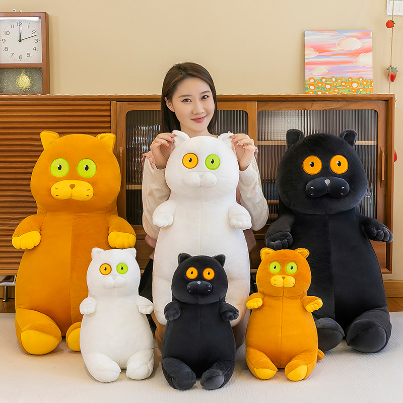 猫ぬいぐるみ オッドアイの癒し猫ぬいぐるみ