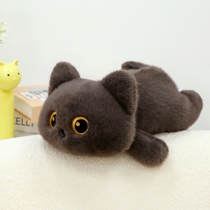 猫ぬいぐるみ まんまるおめめのもふもふ子猫