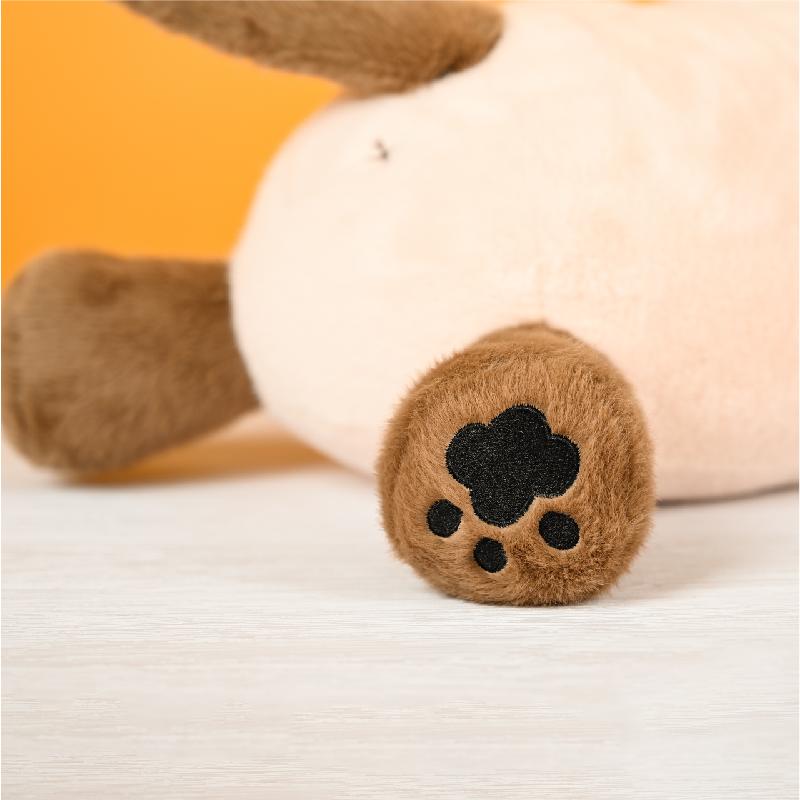 猫ぬいぐるみ まんまる大きな瞳のトラ茶抱き枕ぬいぐるみ