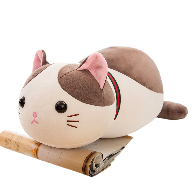 猫ぬいぐるみ ふっくらまんまる三毛猫抱き枕ぬいぐるみ