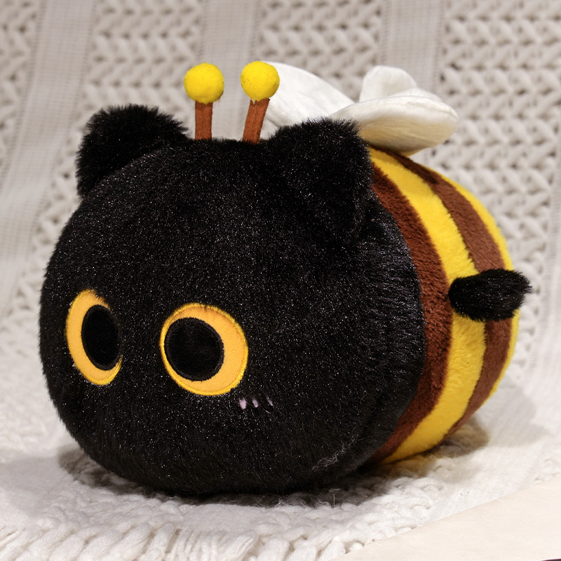 猫ぬいぐるみ ふわもち夜の蜜蜂ぬいぐるみ