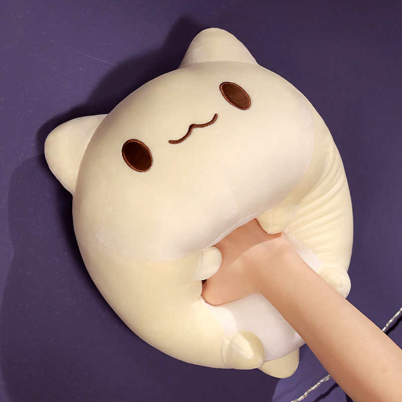 猫ぬいぐるみ まんまる幸せ猫さん