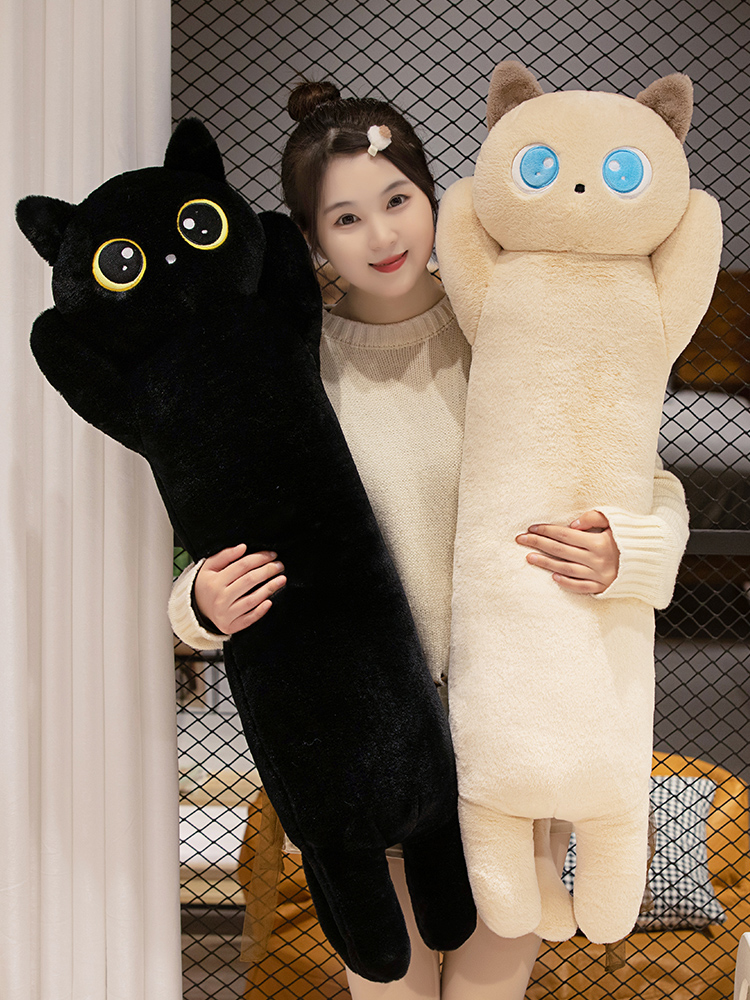 猫ぬいぐるみ おやすみまったり抱き枕ねこ