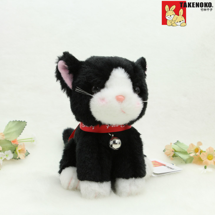 猫ぬいぐるみ もふもふ子猫の鈴付き仲間