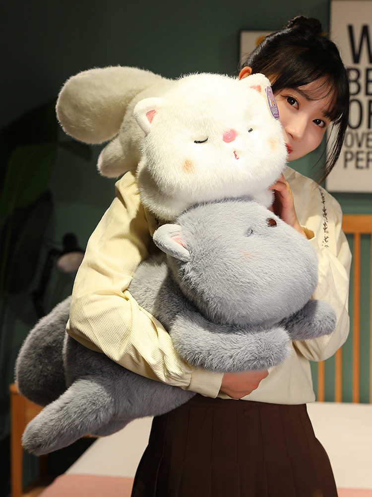 猫ぬいぐるみ おやすみねこ 夢見るぬくもり