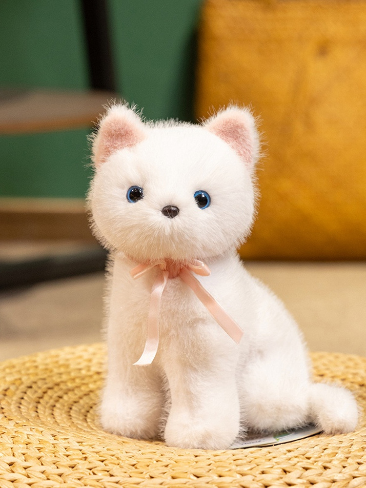 猫ぬいぐるみ ミックス耳のふわもふ子ねこ