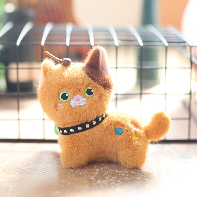 猫ぬいぐるみ ほっこり茶色の子猫ちゃん