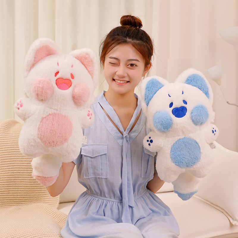 猫ぬいぐるみ ふわふわ子猫のほっぺすりすりぬいぐるみ