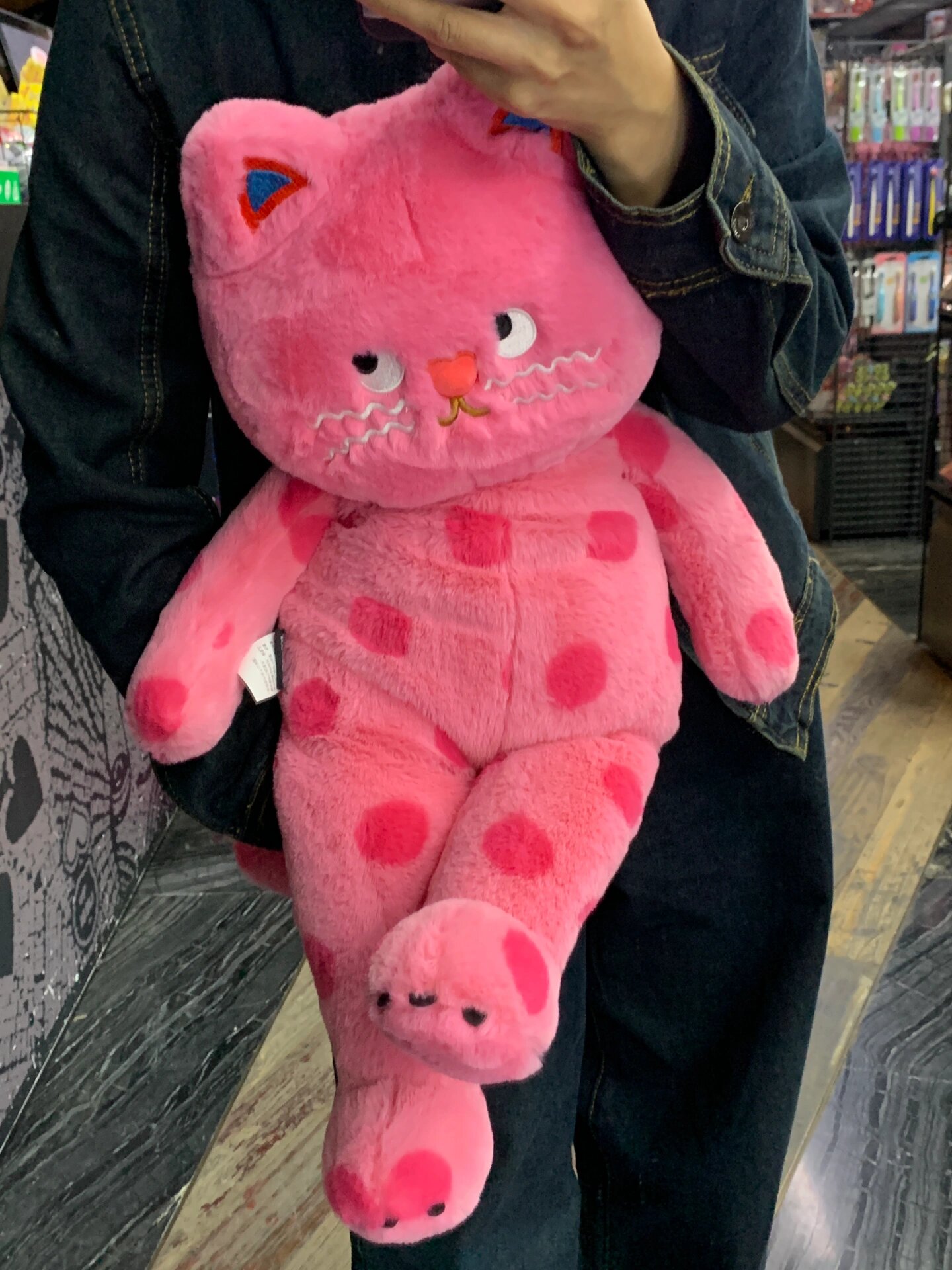 猫ぬいぐるみ ふわふわ抱きしめ猫のお友達ぬいぐるみ