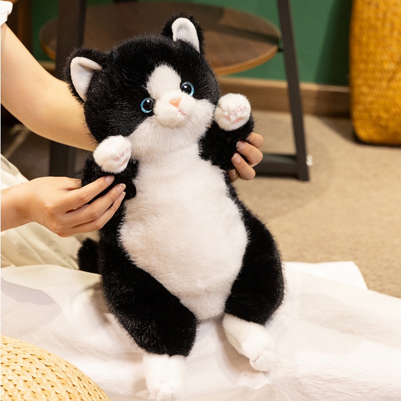 猫ぬいぐるみ まんまるしっぽの夢見るにゃんこ
