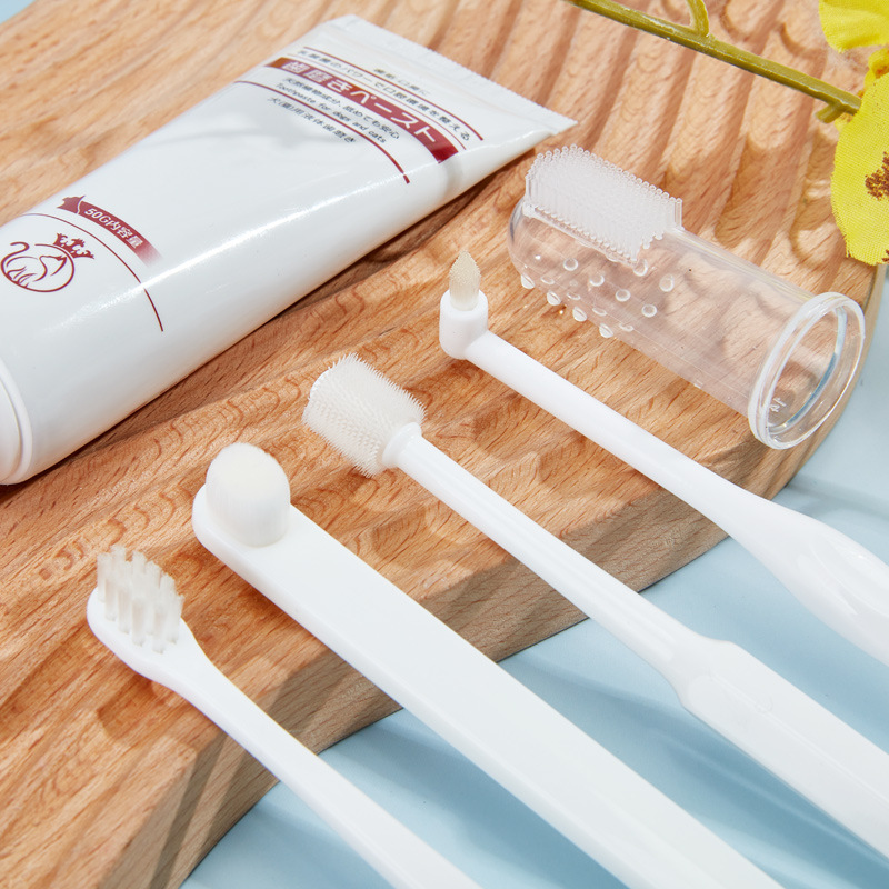 猫グッズ 愛猫の歯と歯茎を守る三本入り歯磨きセット