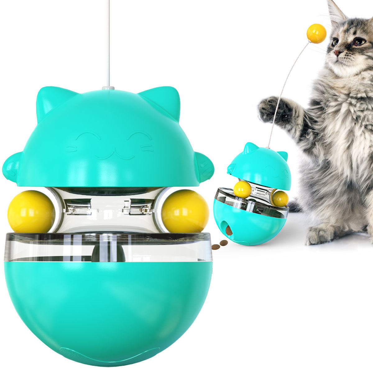 猫グッズ にゃんこハンター 猫型おやつボール