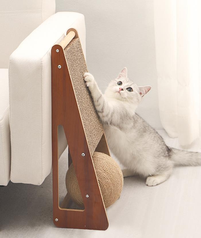 猫グッズ 猫用爪とぎ板 縦型剣麻素材 爪切りグッズ