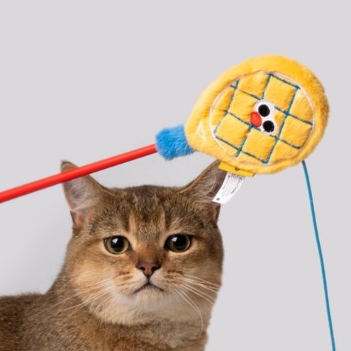 猫グッズ 運動不足解消グッズ ふわもじゃ遊びざかり棒