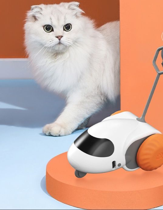 猫グッズ 運動不足解消グッズ 自動猫じゃらし動くおもちゃ