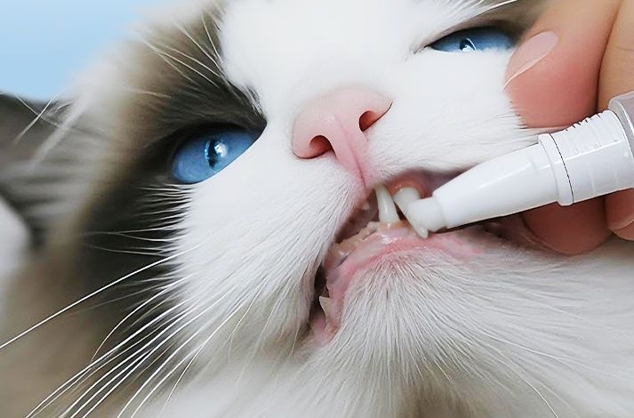 猫グッズ 歯磨きグッズ 猫グッズ ふわもこ歯ブラシペン 愛猫の歯磨きセット