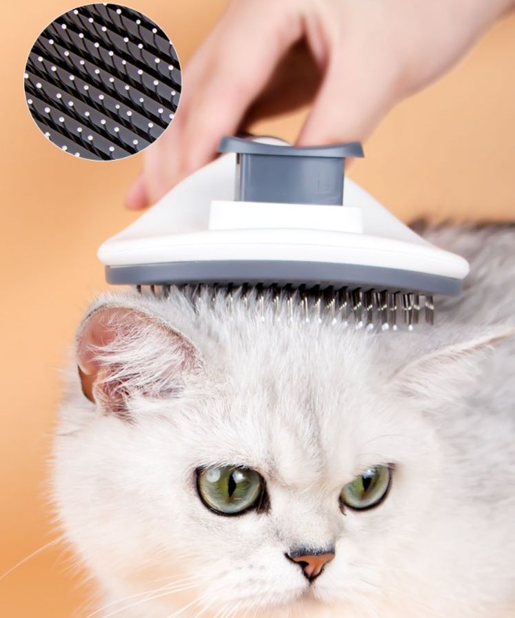 猫グッズ 抜け毛対策グッズ ふわもこブラシ猫の毛づくろい名人