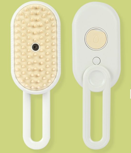 猫グッズ 抜け毛対策グッズ ワンタッチ噴霧ブラシ猫の毛づくろい三役
