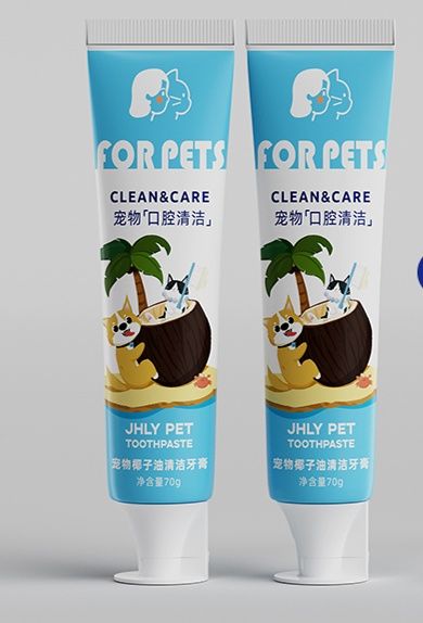 猫グッズ 歯磨きグッズ ココナッツ洗浄 猫用歯磨きジェル
