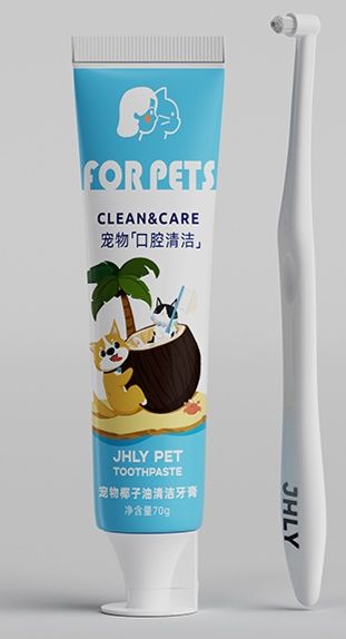 猫グッズ 歯磨きグッズ ココナッツ洗浄 猫用歯磨きジェル