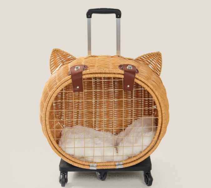 猫グッズ 防災グッズ 猫型キャリー防災バスケット