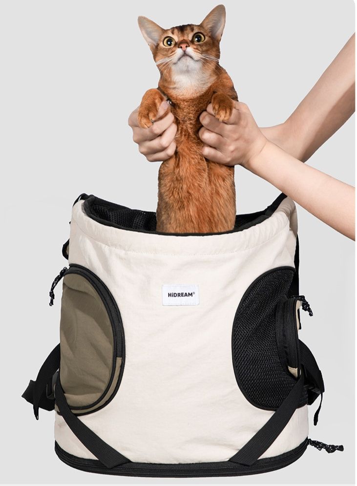 猫グッズ 防災グッズ 猫用避難キャリーバッグ 防水前掛けポーチ