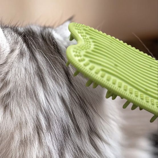 猫グッズ 抜け毛対策グッズ ふわもふケア猫用ブラシ