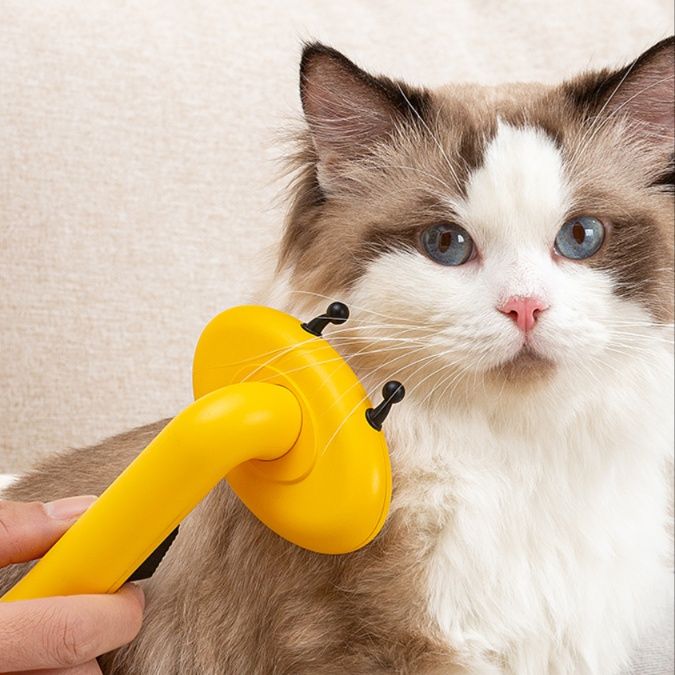 猫グッズ 抜け毛対策グッズ 毎日簡単お手入れ猫用毛取りコーム