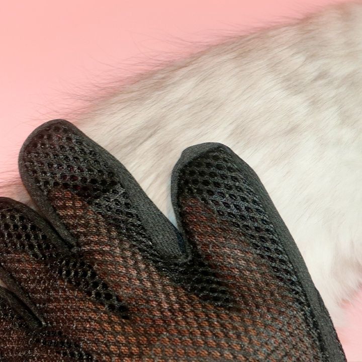 猫グッズ 抜け毛対策グッズ ふわもふケア猫用マッサージブラシ手袋
