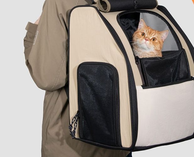 猫グッズ 防災グッズ 愛猫避難用キャリーバックパック