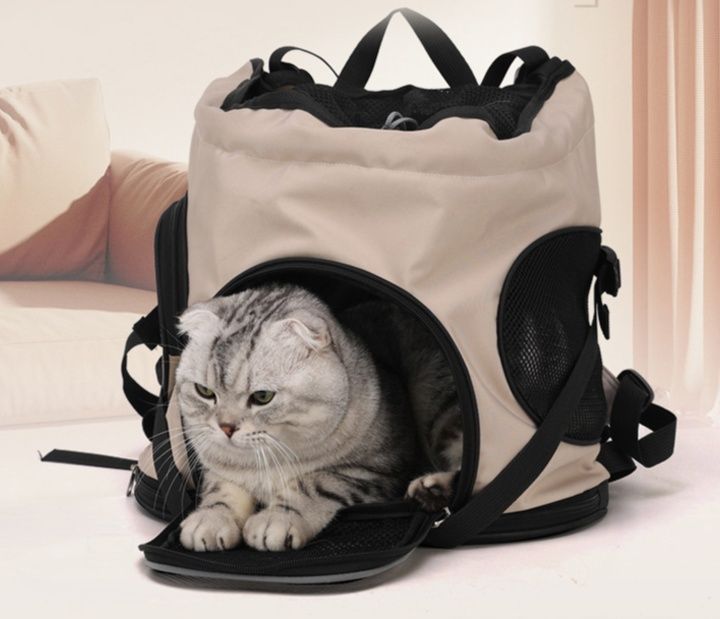 猫グッズ 防災グッズ 避難対応ペット背負いキャリー