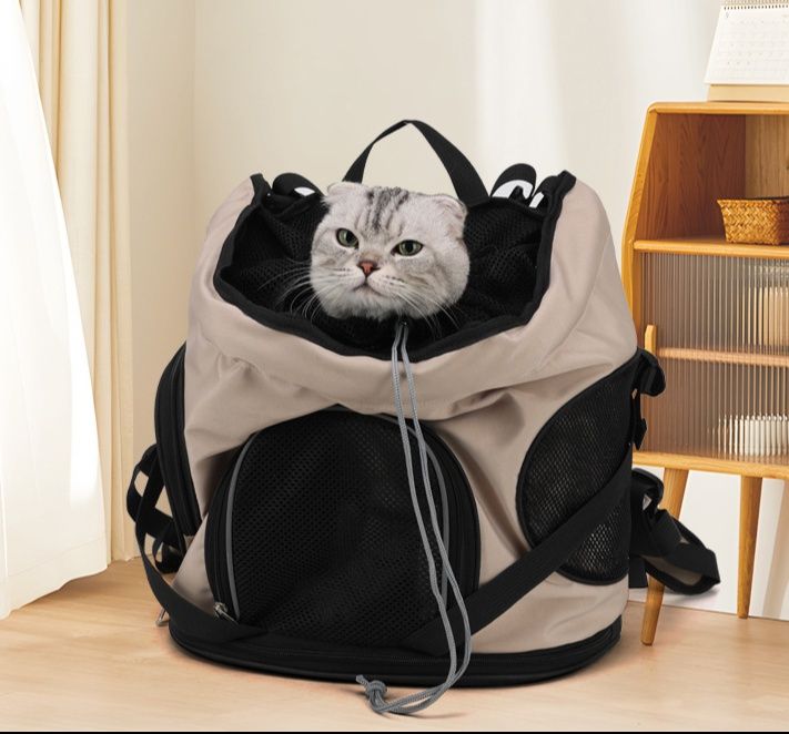 猫グッズ 防災グッズ 避難対応ペット背負いキャリー