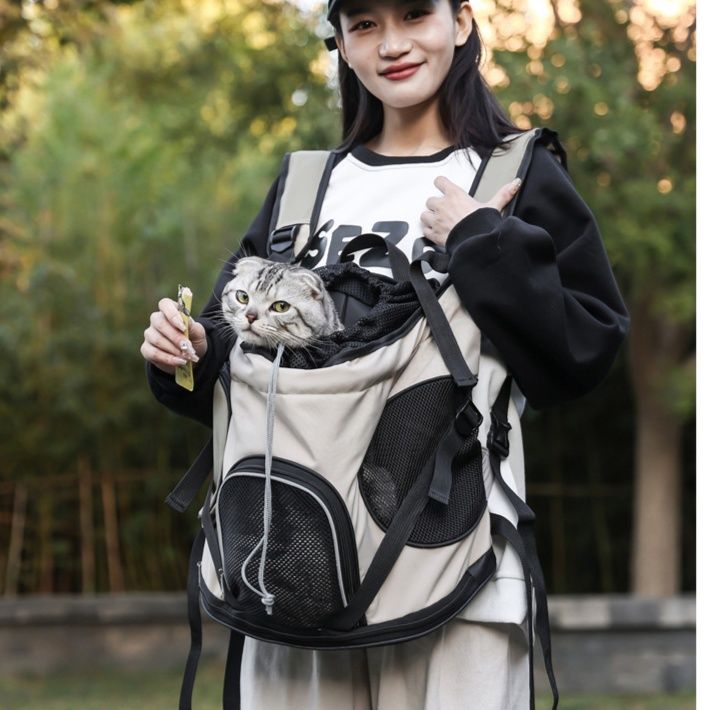 猫グッズ 防災グッズ 避難対応ペット背負いキャリー
