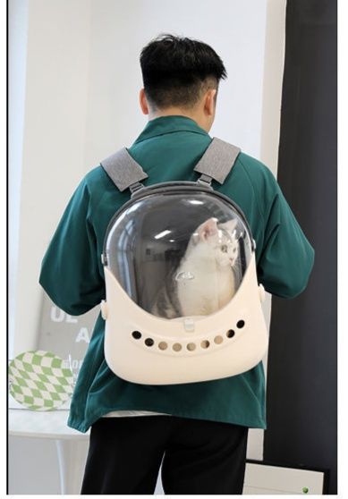 猫グッズ 防災グッズ 宇宙飛行士ペット避難キャリー