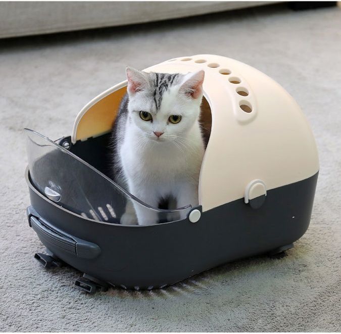猫グッズ 防災グッズ 宇宙飛行士ペット避難キャリー