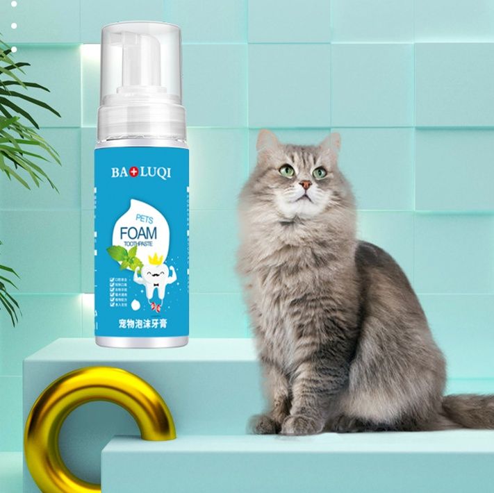 猫グッズ 歯磨きグッズ 泡でケア 愛猫用口腔洗浄フォーム