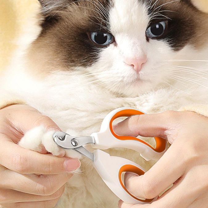 猫グッズ 安心ペット爪切りハサミ 猫専用
