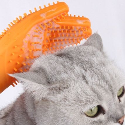 猫グッズ 抜け毛対策グッズ もふもふケア シリコン手袋ブラシ