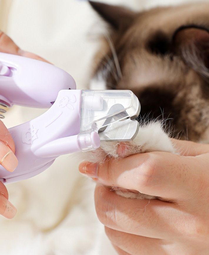 猫グッズ 爪切りグッズ 安全ガード付きふわっと爪切り