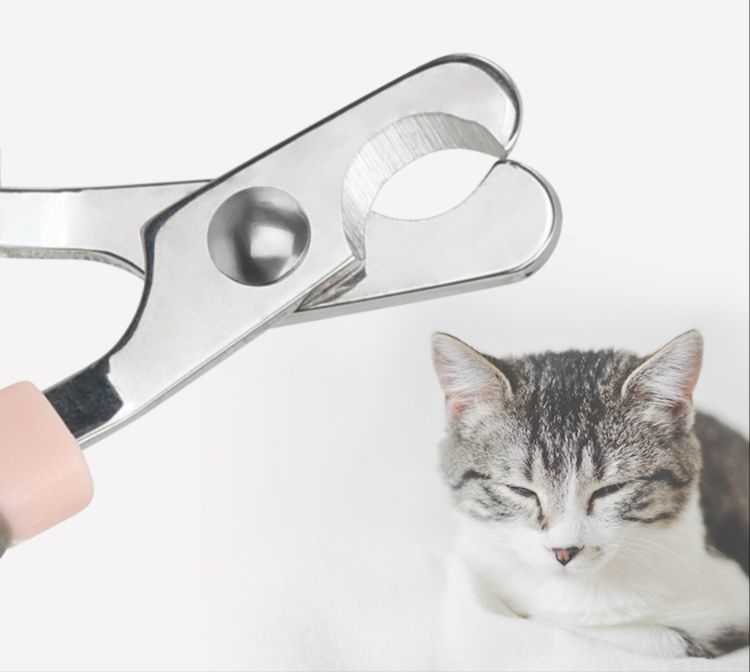 猫グッズ 爪切りグッズ 優しい半月刃猫用爪切り
