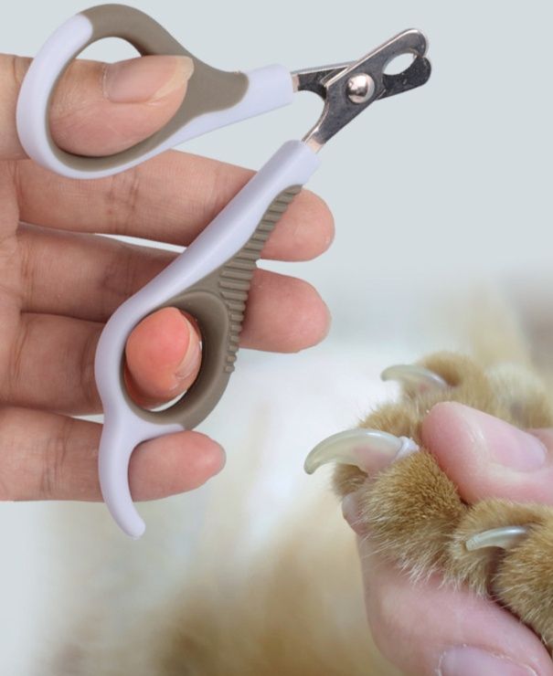猫グッズ 爪切りグッズ 優しい半月刃猫用爪切り
