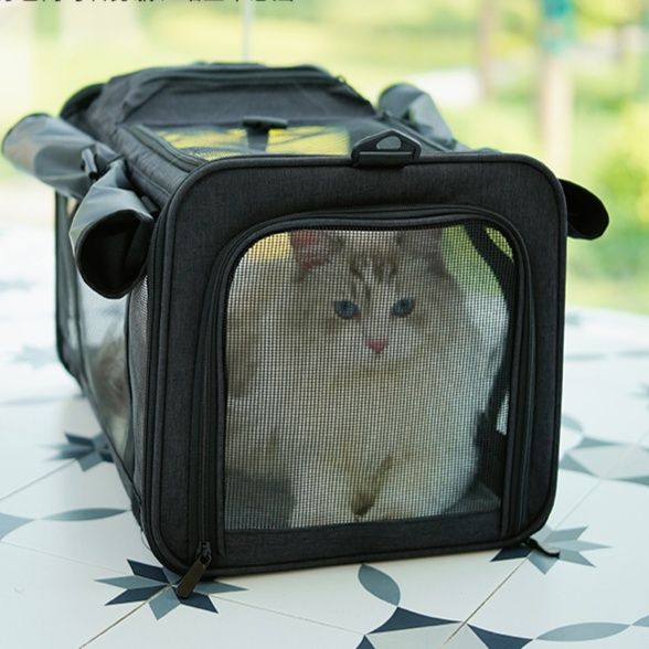猫グッズ ペット避難用キャリーバッグ