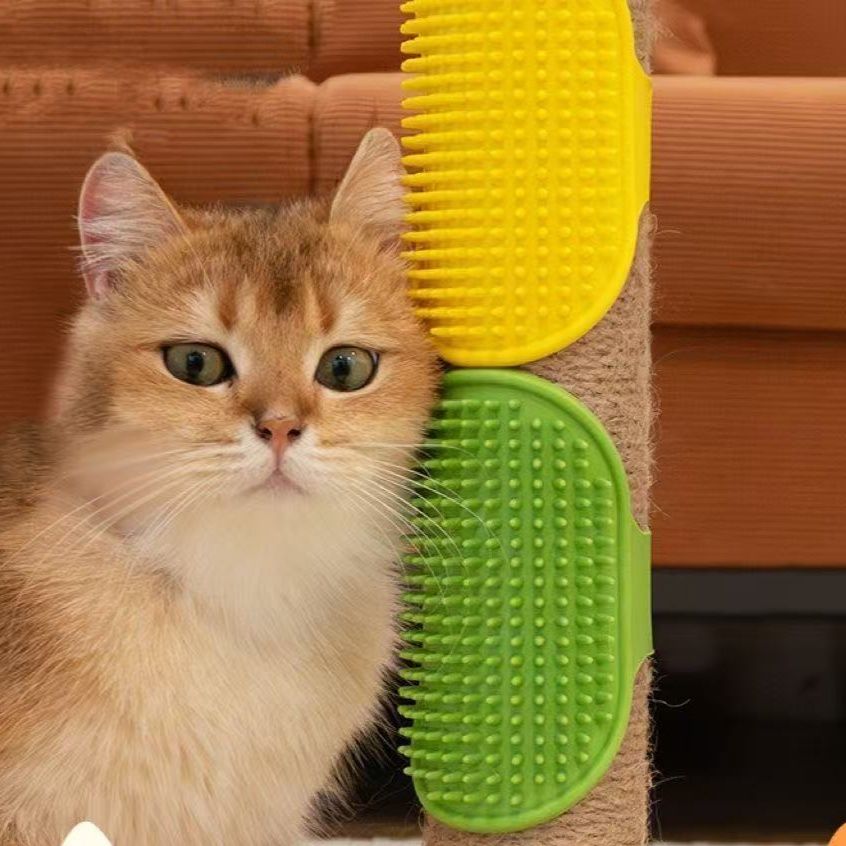 猫グッズ もふもふキャッチャーブラシ