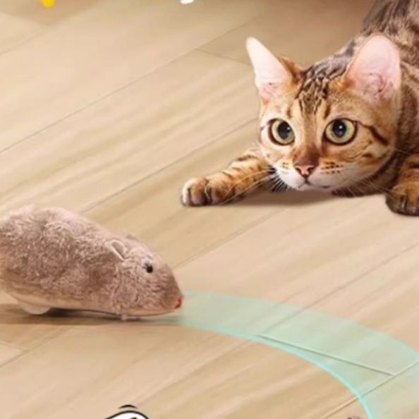 猫グッズ 自動走行ねずみちゃん 猫の狩猟本能刺激