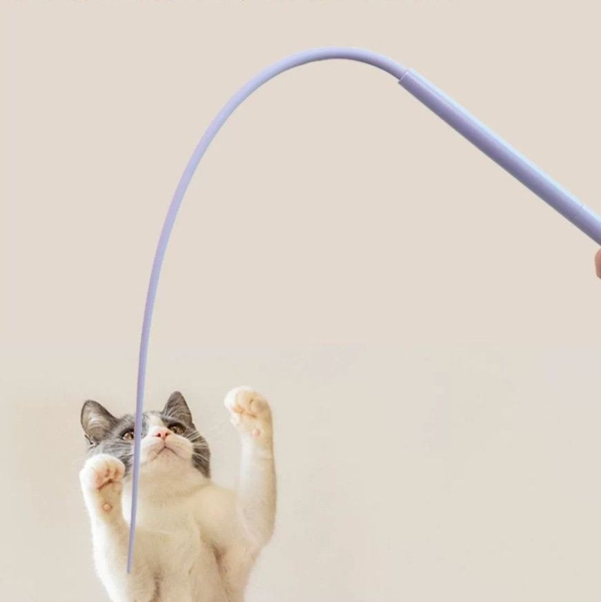 猫グッズ 猫じゃらし弾力ねずみ棒