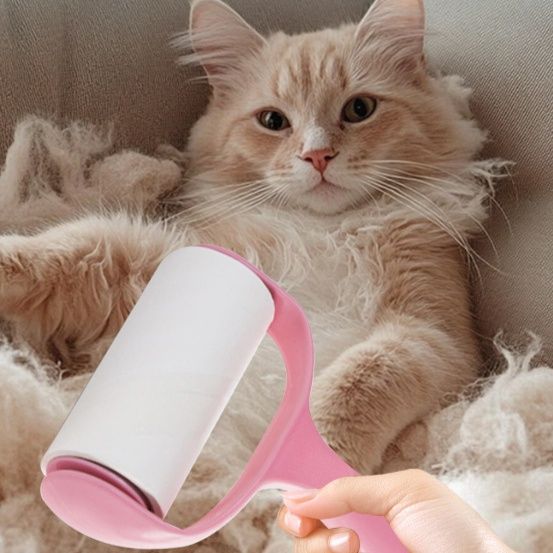 猫グッズ 毛玉スッキリ粘着ローラー