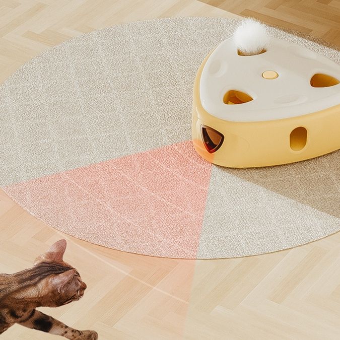 猫グッズ もぐもぐ猫ちゃん知恵の遊戯盤