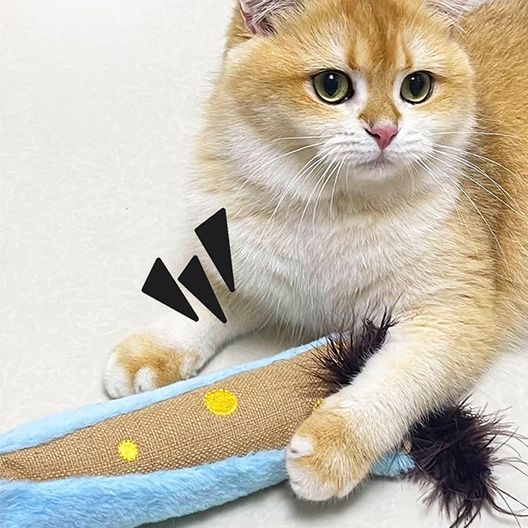 猫グッズ もふもふ猫の狩りごっこ抱き枕